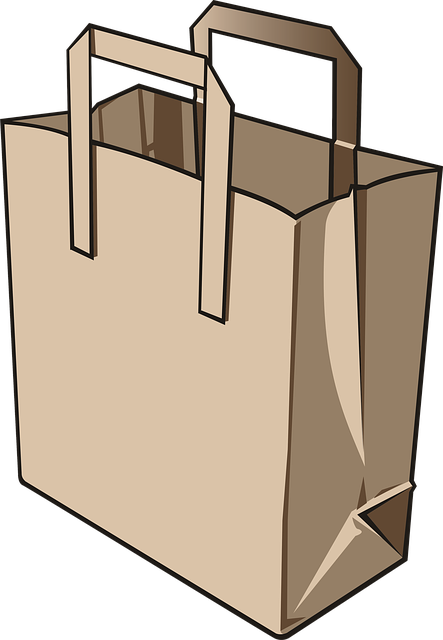 torba, papier, zakupy, prezent